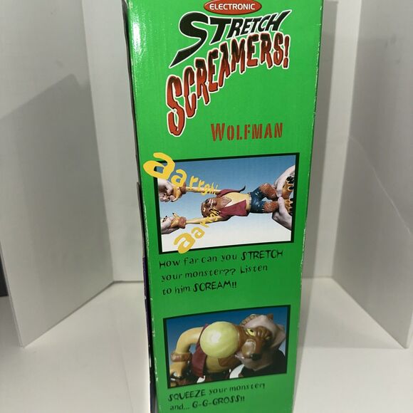 MANLEY TOY QUEST STRETCH SCREAMERS ELECTRONIC 14" WOLFMAN WITH BOX - Picture 16 of 16